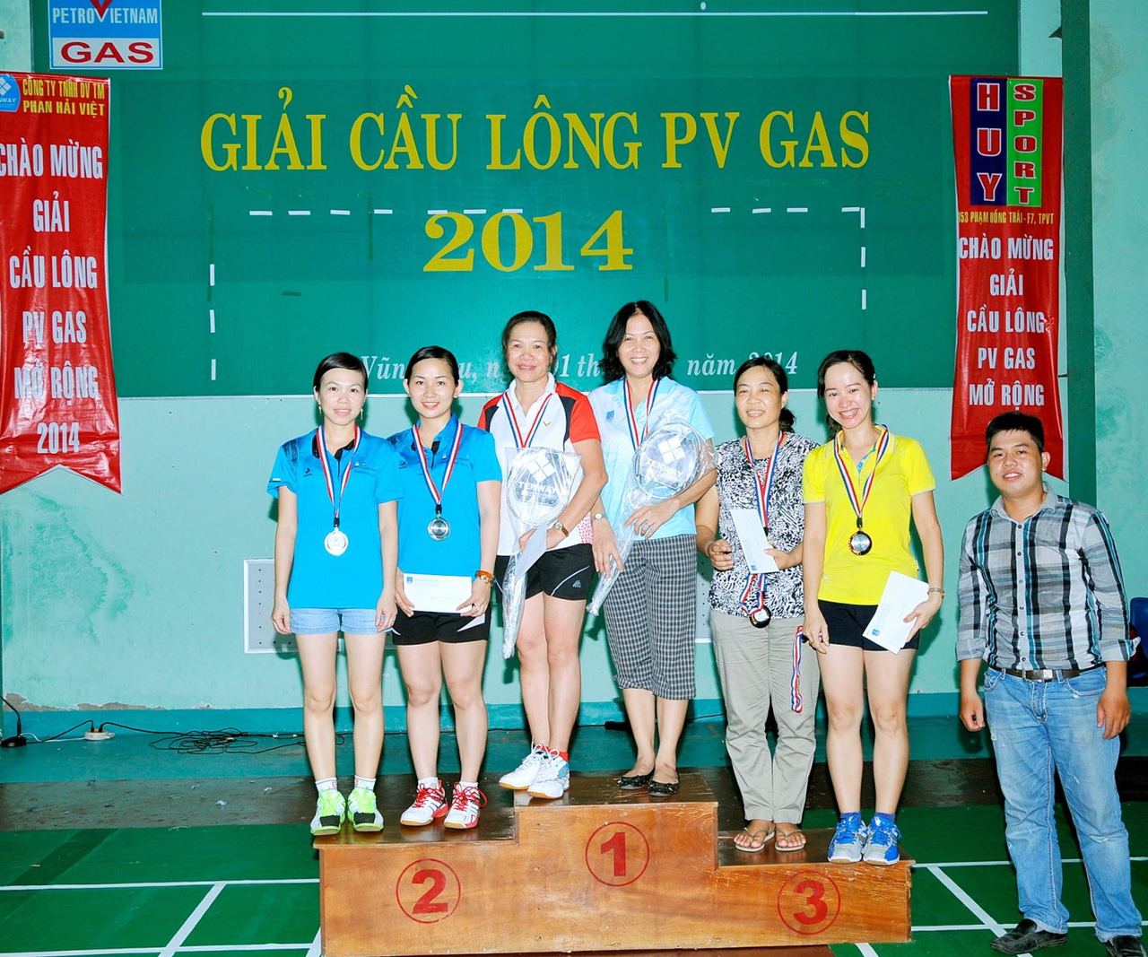Giải cầu lông PV Gas mở rộng năm 2014