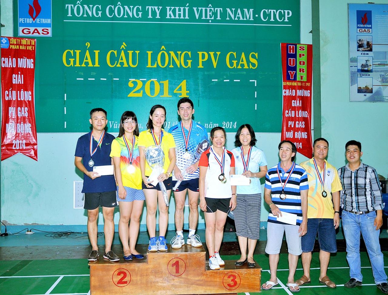 Giải cầu lông PV Gas mở rộng năm 2014