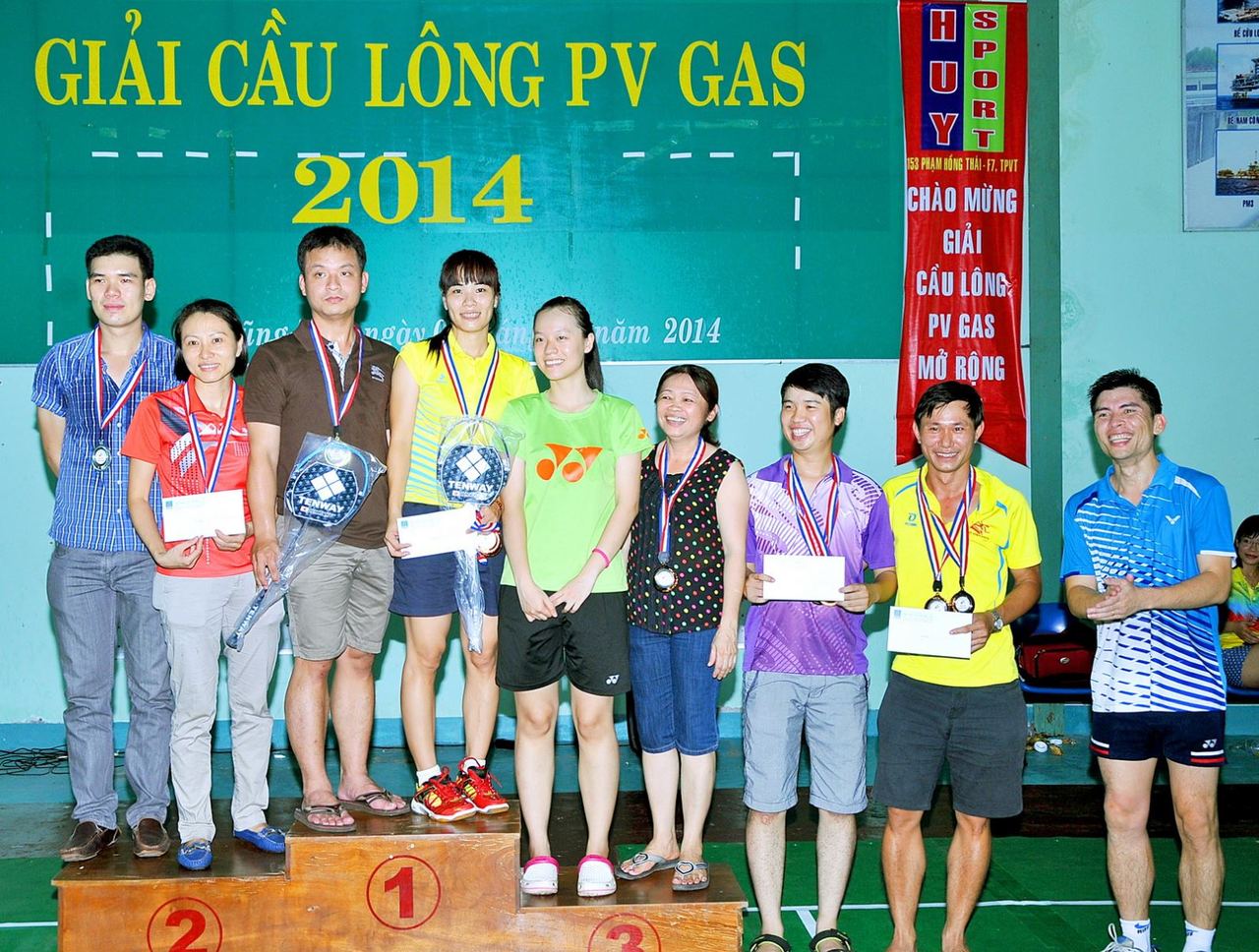Giải cầu lông PV Gas mở rộng năm 2014