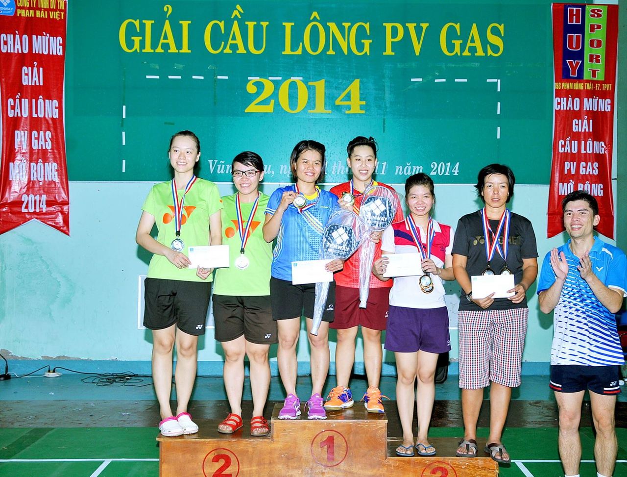 Giải cầu lông PV GAS mở rộng năm 2014