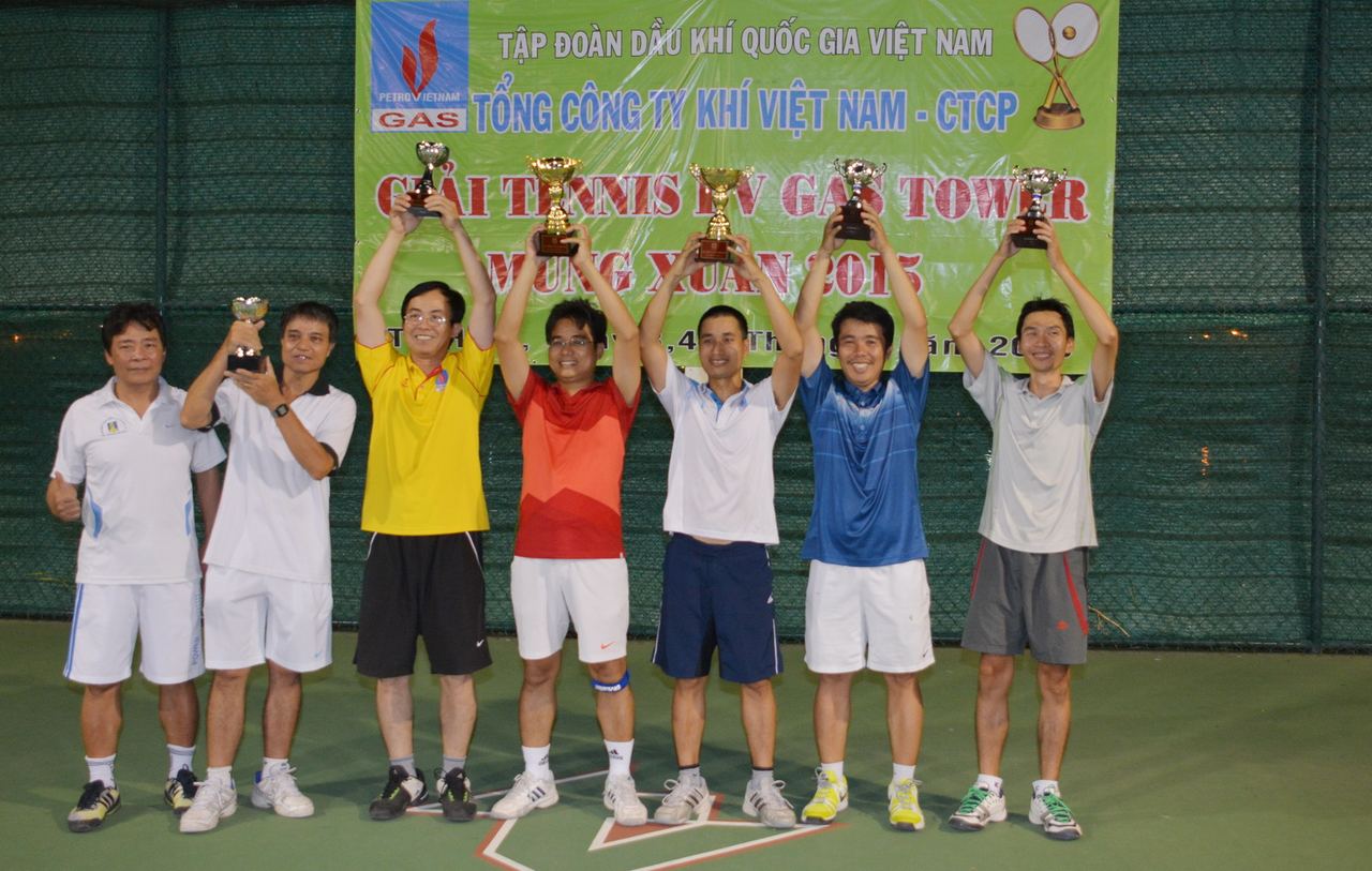 Giải Tennis PV Gas Tower – Năm 2015