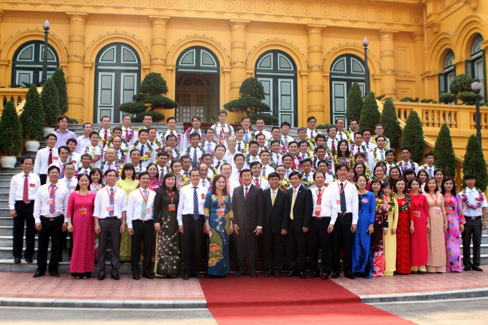 Chủ tịch nước Trương Tấn Sang gặp gỡ đại diện người lao động Dầu khí