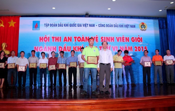 PV GAS tham gia Hội thi ATVSV Giỏi ngành Dầu khí lần VI-2015