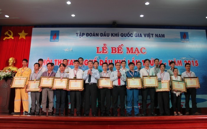 PV GAS đạt giải Khuyến khích Hội thi tay Nghề Dầu khí lần IV-2015