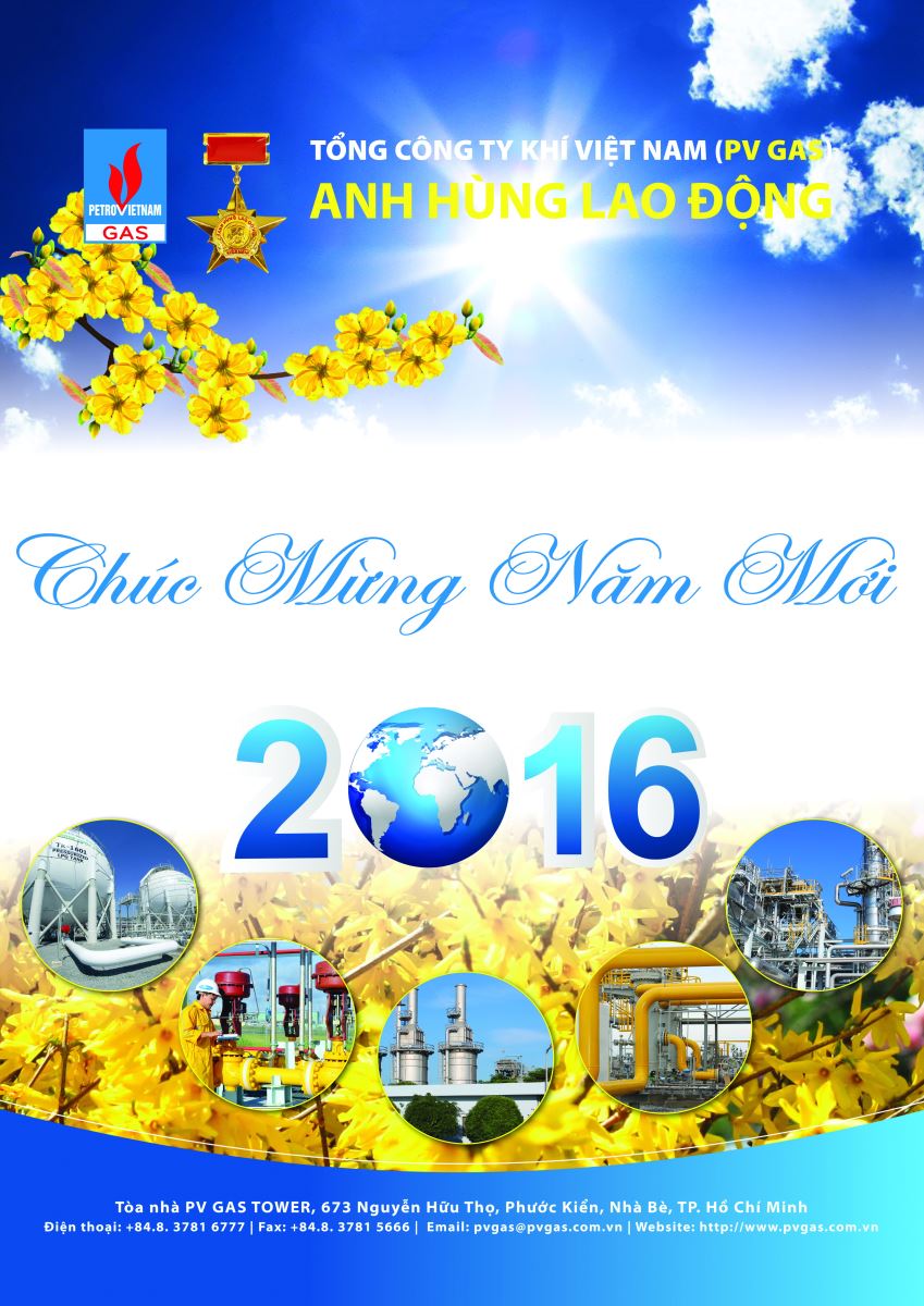 Thư chúc mừng Của Lãnh đạo Tổng công ty Khí Việt Nam nhân dịp Năm mới 2016 và đón Xuân Bính Thân Thư chúc mừng Của Lãnh đạo Tổng công ty Khí Việt Nam nhân dịp Năm mới 2016 và đón Xuân Bính Thân