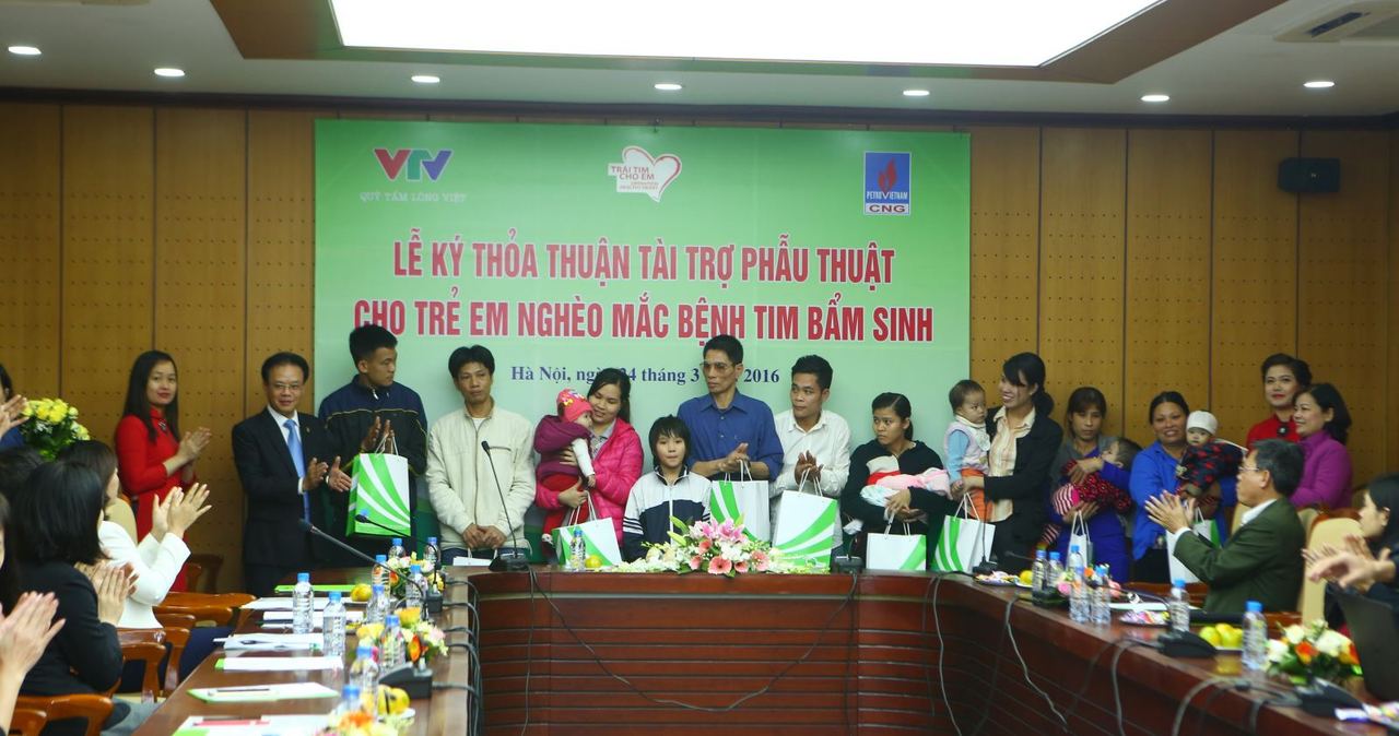 CNG Việt Nam tài trợ phẫu thuật tim cho trẻ em nghèo CNG Việt Nam tài trợ phẫu thuật tim cho trẻ em nghèo