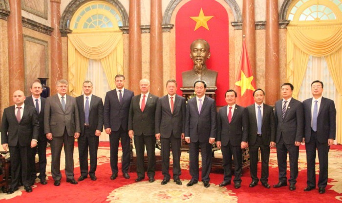 Chủ tịch nước, Thủ tướng Chính phủ tiếp Chủ tịch Tập đoàn Gazprom