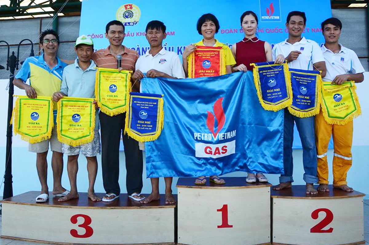 PV GAS đạt thành tích cao tại Hội thao ngành Dầu khí năm 2016 khu vực phía Nam