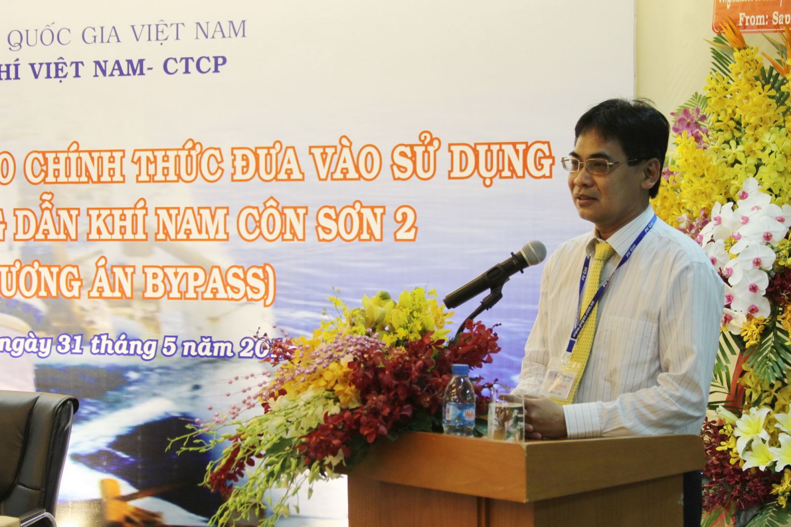 Lễ nghiệm thu và bàn giao đưa vào sử dụng dự án Nam Côn Sơn 2 giai đoạn 1 phương án BYPASS Lễ nghiệm thu và bàn giao đưa vào sử dụng dự án Nam Côn Sơn 2 giai đoạn 1 phương án BYPASS