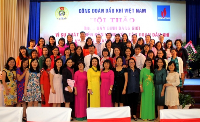 Công đoàn Dầu khí VN tổ chức Hội thảo thúc đẩy bình đẳng giới và Hội nghị tập huấn công tác nữ công năm 2016