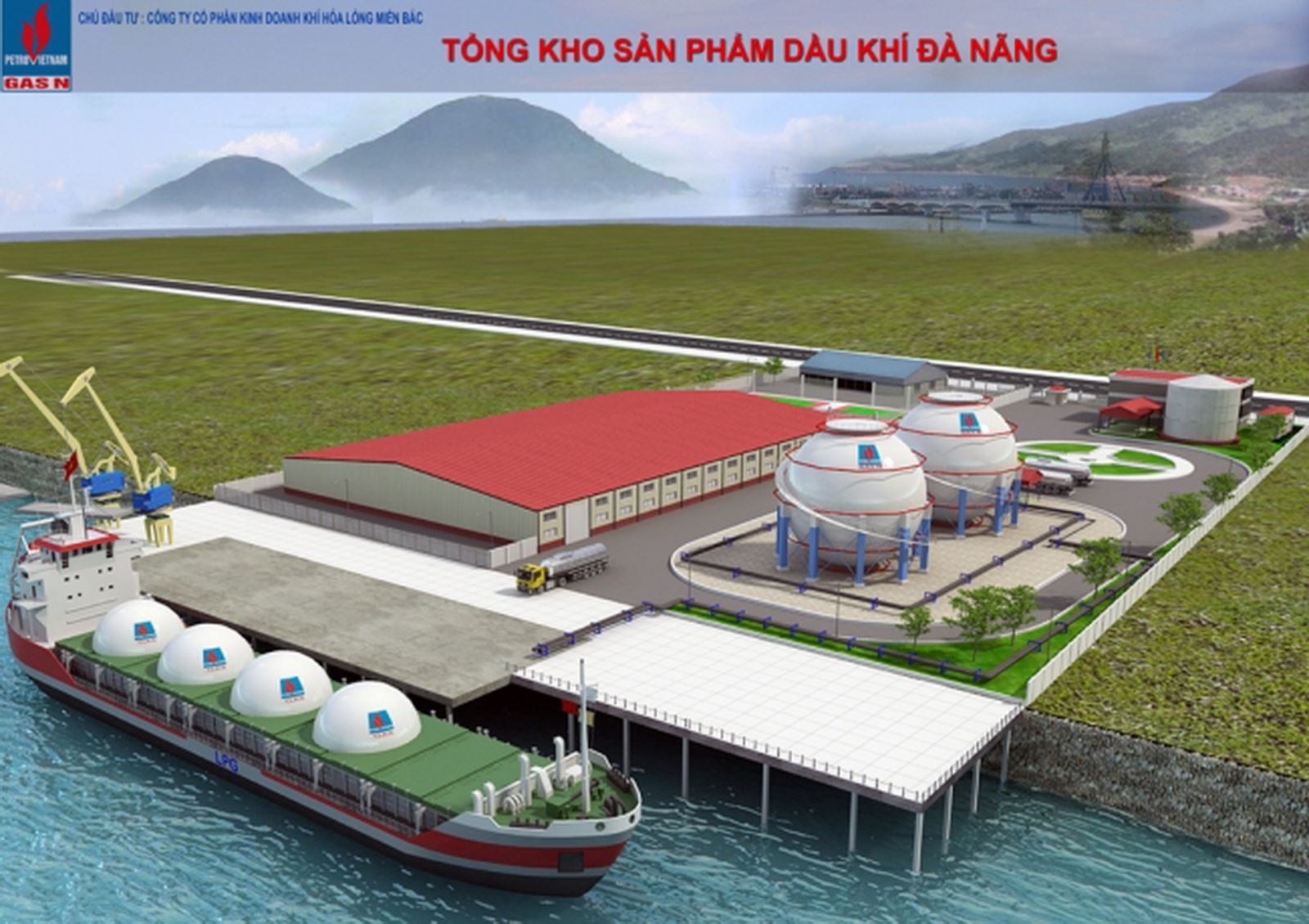 Khánh thành Tổng kho sản phẩm dầu khí Đà Nẵng Khánh thành Tổng kho sản phẩm dầu khí Đà Nẵng