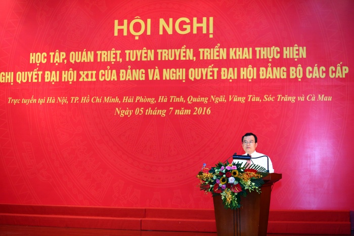 Đưa Nghị quyết Đại hội XII của Đảng vào cuộc sống: Ngành Dầu khí hành động và vận dụng sáng tạo Đưa Nghị quyết Đại hội XII của Đảng vào cuộc sống: Ngành Dầu khí hành động và vận dụng sáng tạo