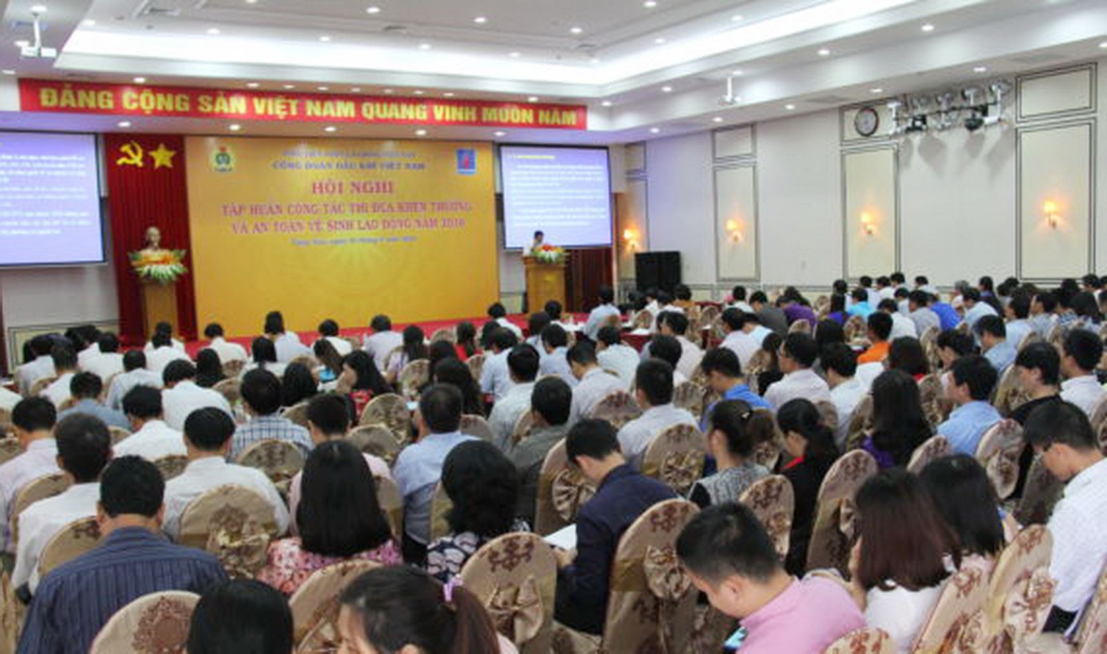 Công đoàn PV GAS tham gia Hội nghị tập huấn Công tác TĐKT - ATVSLĐ