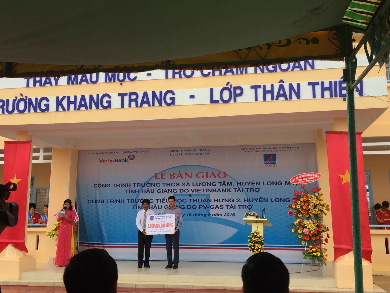 PV GAS hỗ trợ xây dựng trường học tại Hậu Giang PV GAS hỗ trợ xây dựng trường học tại Hậu Giang