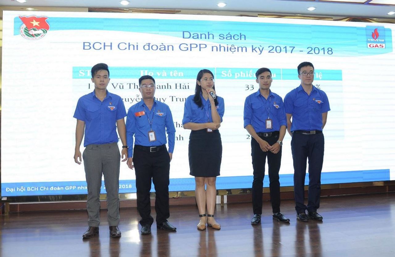 Chi đoàn Nhà máy xử lý Khí Cà Màu tổ chức Đại hội lần đầu tiên Chi đoàn Nhà máy xử lý Khí Cà Màu tổ chức Đại hội lần đầu tiên