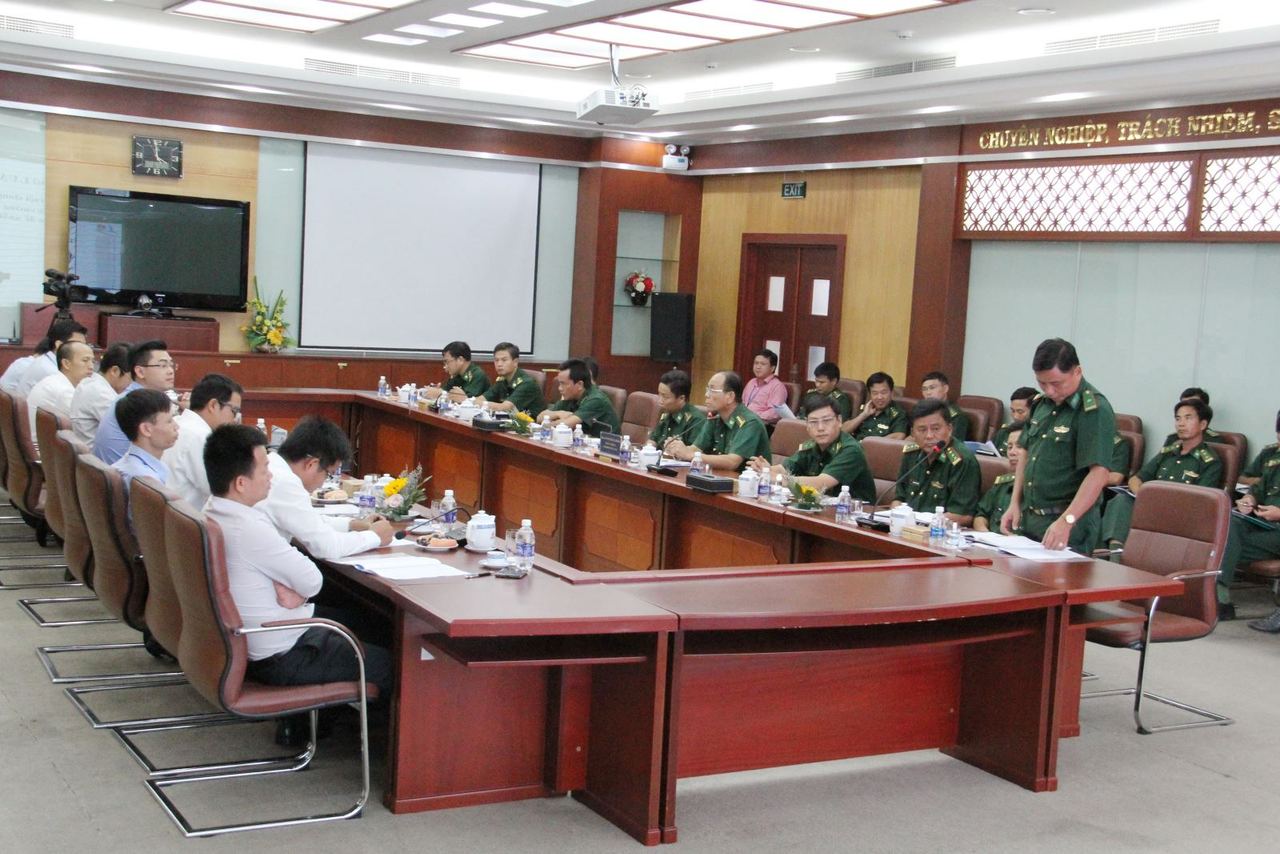 Sơ kết 1 năm phối hợp với Bộ đội Biên phòng tỉnh Cà Mau Sơ kết 1 năm phối hợp với Bộ đội Biên phòng tỉnh Cà Mau