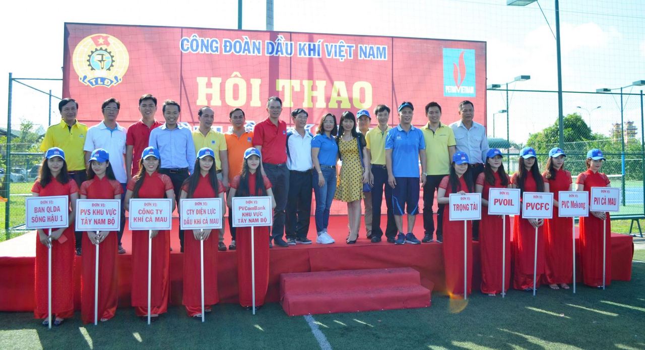 Khí Cà Mau lần thứ 6 vô địch bóng đá hội thao Dầu khí khu vực Đồng bằng Sông Cửu Long