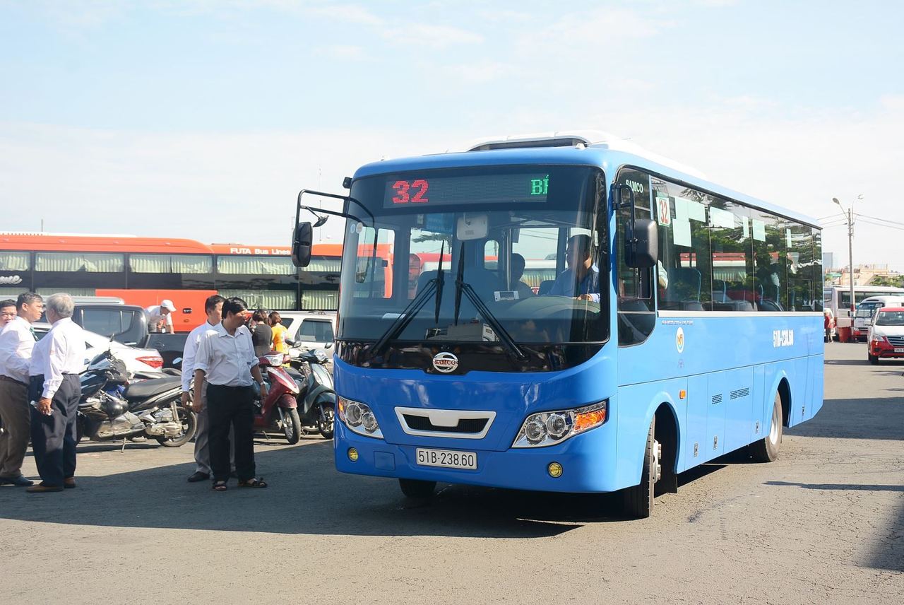TP.HCM thêm 26 xe buýt sử dụng khí thiên nhiên nén