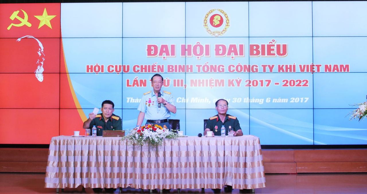 Hội CCB PV GAS tổ chức thành công Đại hội đại biểu khóa III