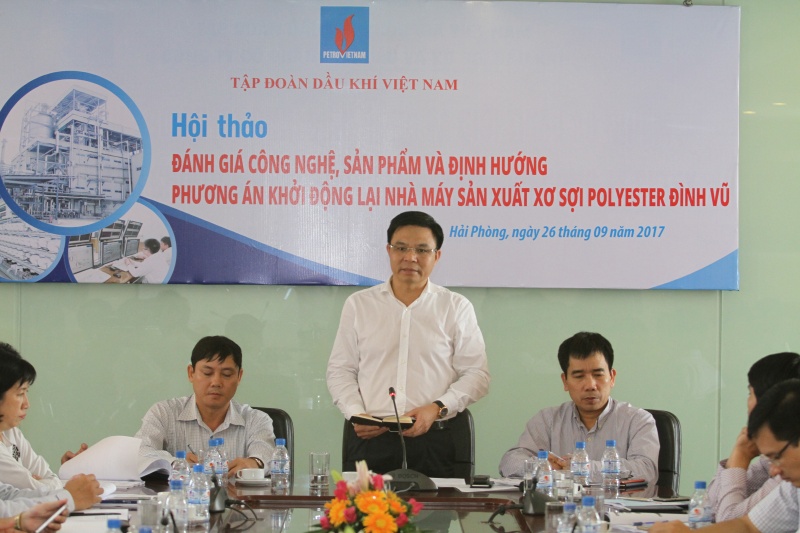 Định hướng phương án khởi động lại Nhà máy xơ sợi Đình Vũ Định hướng phương án khởi động lại Nhà máy xơ sợi Đình Vũ