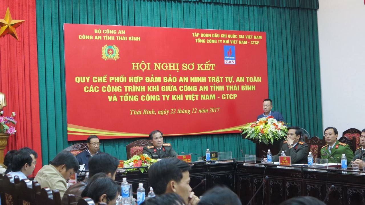 Phối hợp bảo vệ an ninh, an toàn Hệ thống khí Hàm Rồng - Thái Bình