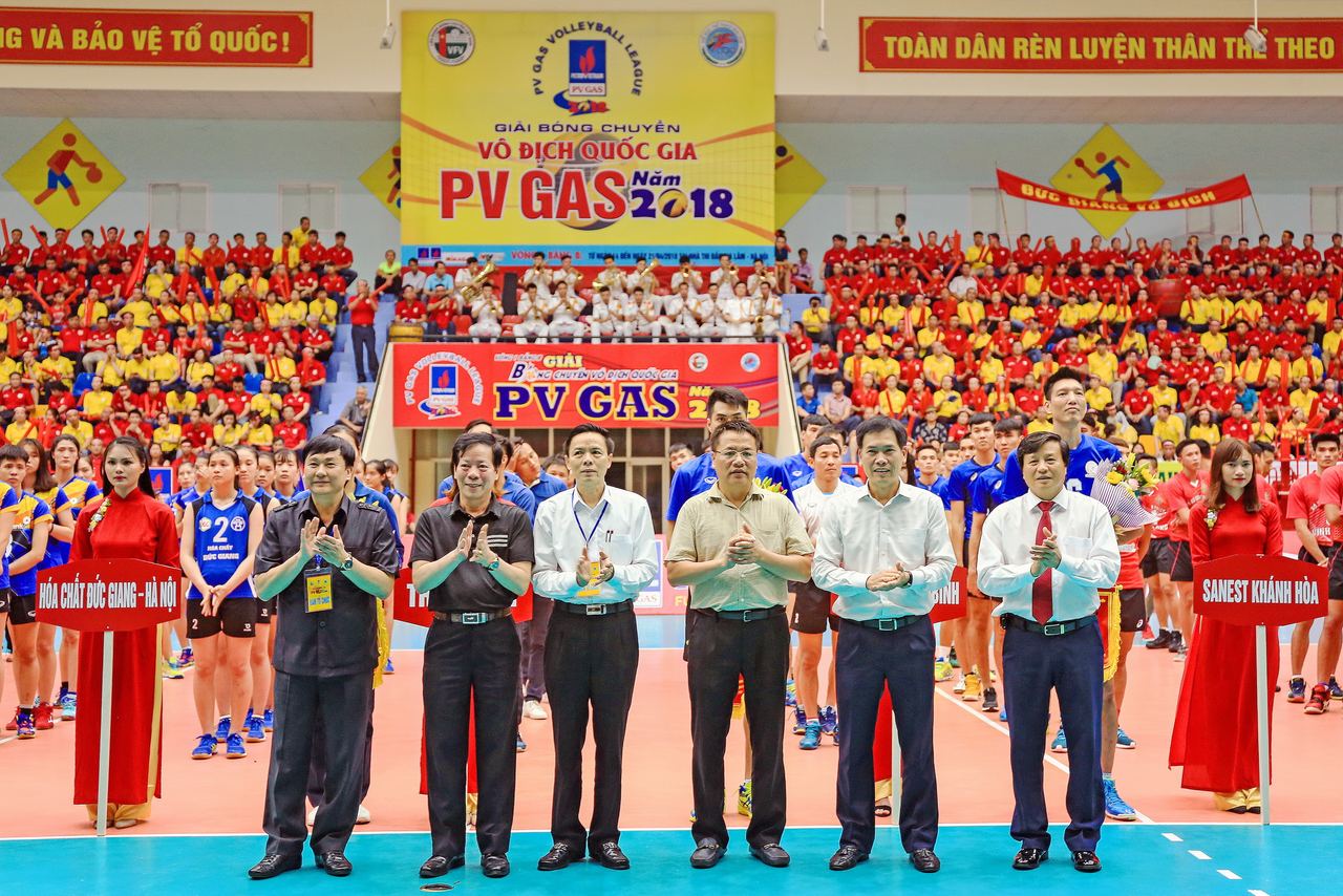 Khai mạc giải bóng chuyền vô địch quốc gia PV GAS năm 2018 Khai mạc giải bóng chuyền vô địch quốc gia PV GAS năm 2018
