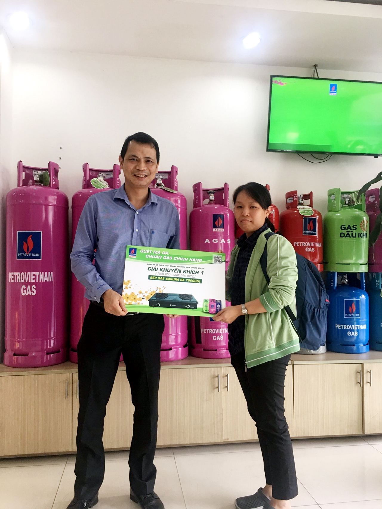 Sử dụng gas an toàn, khách hàng trúng quà lớn