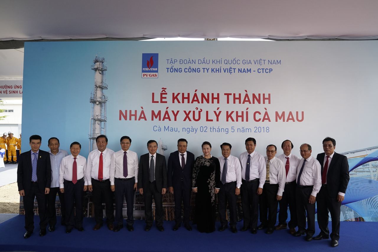 Chủ tịch Quốc Hội Nguyễn Thị Kim Ngân tham dự lễ khánh thành dự án Nhà máy Xử lý Khí Cà Mau Chủ tịch Quốc Hội Nguyễn Thị Kim Ngân tham dự lễ khánh thành dự án Nhà máy Xử lý Khí Cà Mau