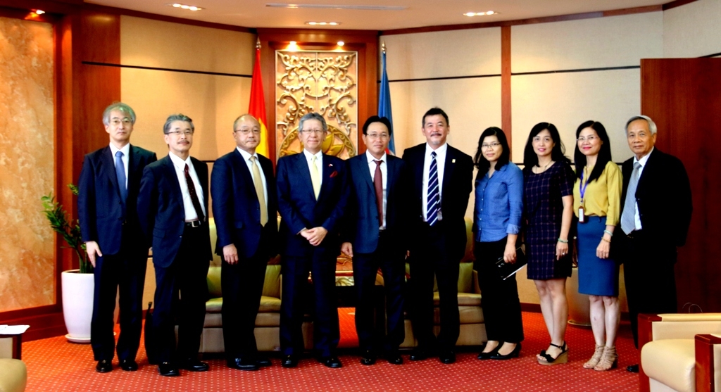 Tổng giám đốc Petrovietnam tiếp lãnh đạo Công ty JX NOEX Tổng giám đốc Petrovietnam tiếp lãnh đạo Công ty JX NOEX