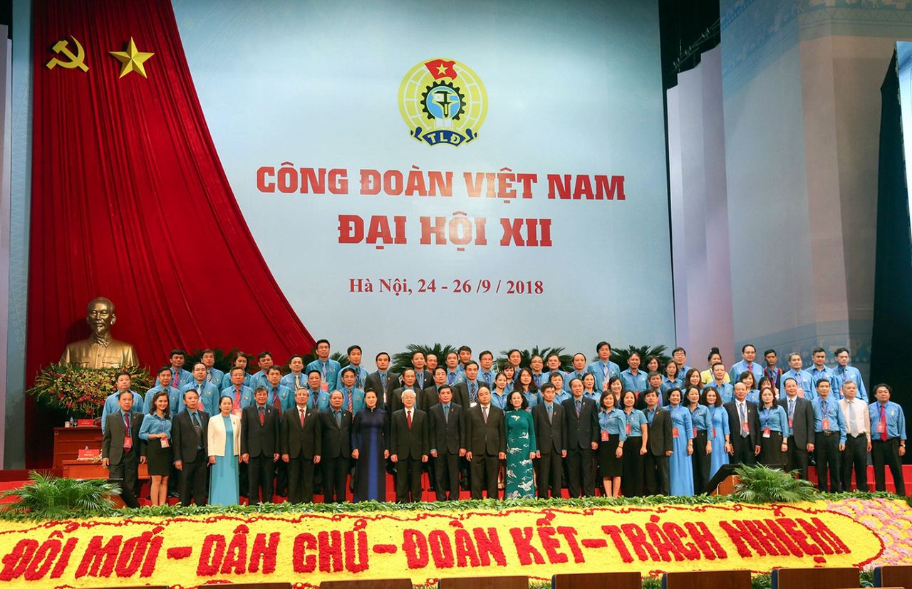 Đại hội XII Công đoàn Việt Nam thành công tốt đẹp