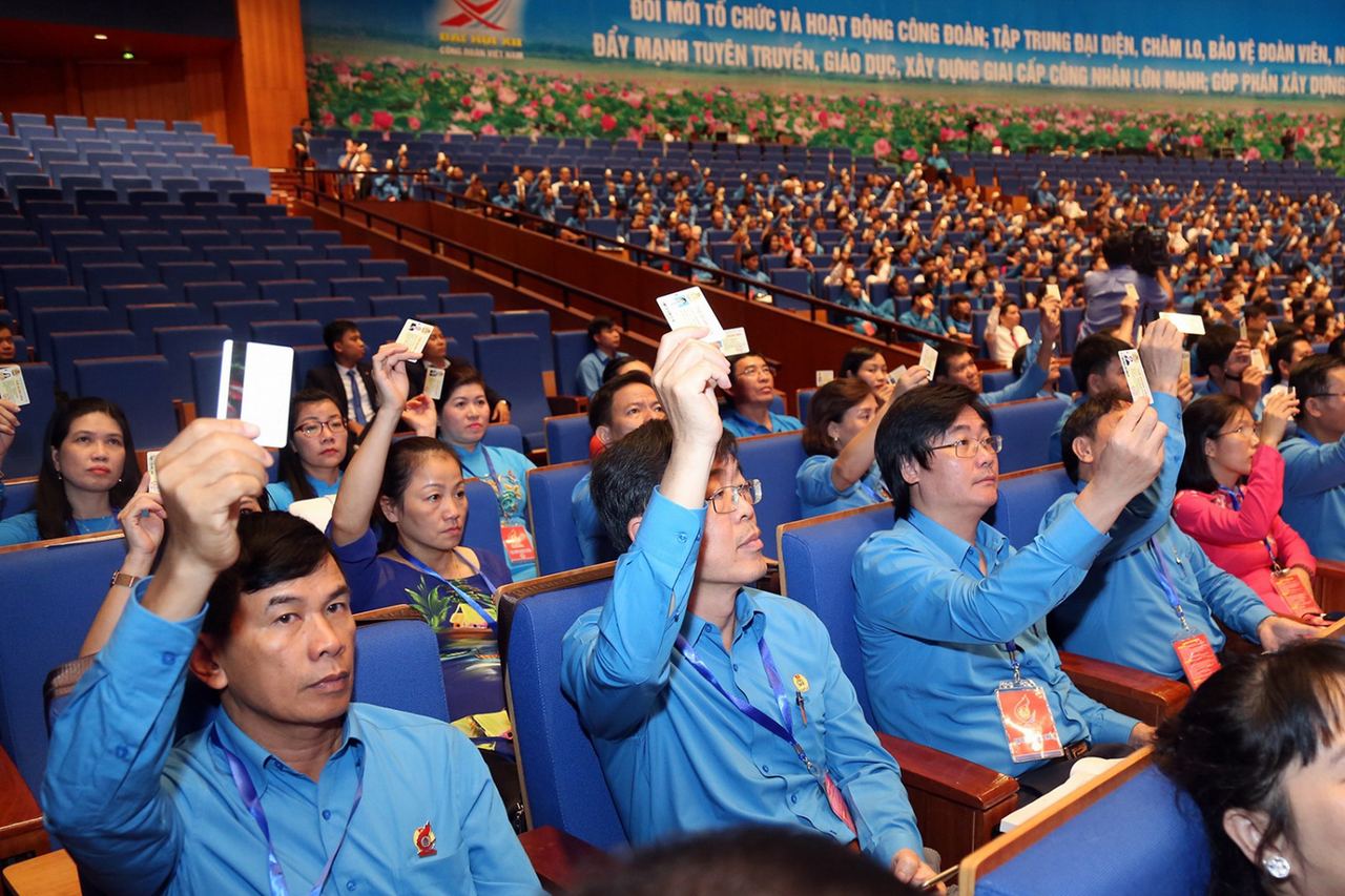 Đại hội XII Công đoàn Việt Nam thành công tốt đẹp