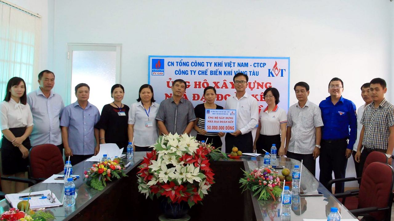 PV GAS tham gia xây dựng các công trình vì cộng đồng PV GAS tham gia xây dựng các công trình vì cộng đồng