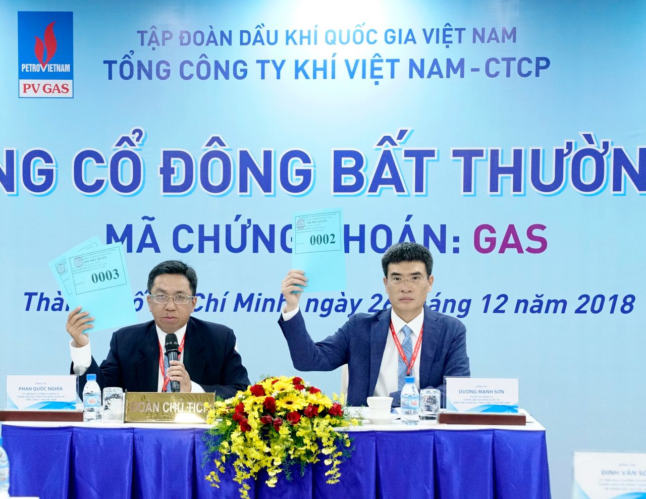 Đại hội đồng cổ đông bất thường Tổng Công ty Khí Việt Nam – 2018: Ông Nguyễn Sinh Khang được bầu giữ chức Chủ tịch Hội đồng Quản trị Tổng công ty Khí Việt Nam - CTCP