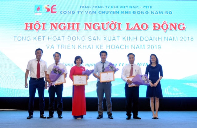 Công ty Vận chuyển Khí Đông Nam Bộ - Xuất sắc hoàn thành nhiệm vụ được giao