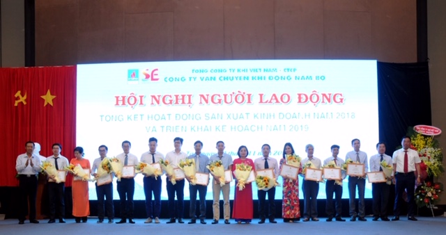 Công ty Vận chuyển Khí Đông Nam Bộ - Xuất sắc hoàn thành nhiệm vụ được giao