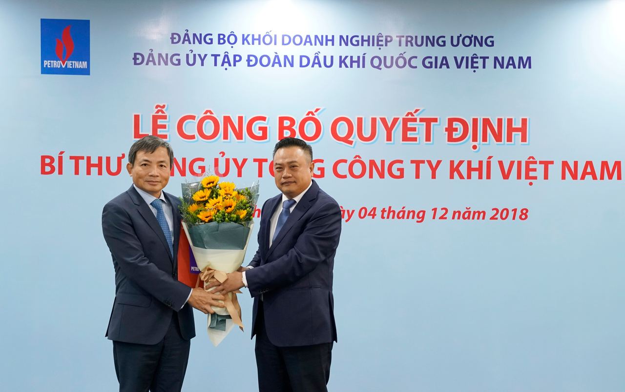 Lễ công bố Quyết định Bí thư Đảng ủy PV GAS