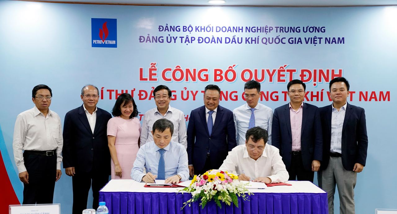 Lễ công bố Quyết định Bí thư Đảng ủy PV GAS