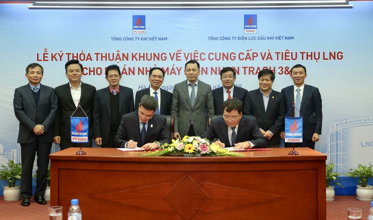 PV GAS và PVPower ký kết thỏa thuận khung về việc cung cấp và tiêu thụ LNG cho Nhà máy điện Nhơn Trạch 3 & 4