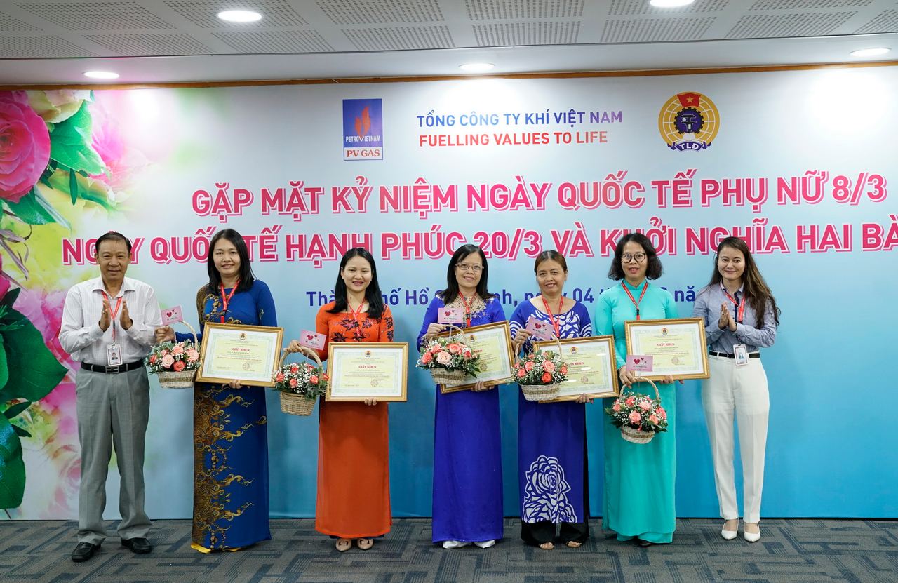 Công đoàn PV GAS tổ chức Gặp gỡ chúc mừng nhân ngày 8/3 Công đoàn PV GAS tổ chức Gặp gỡ chúc mừng nhân ngày 8/3