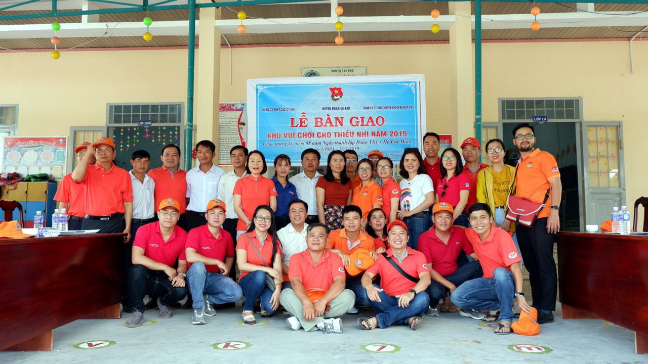 Vietsovpetro Gas và KĐN kết nối Hành trình yêu thương
