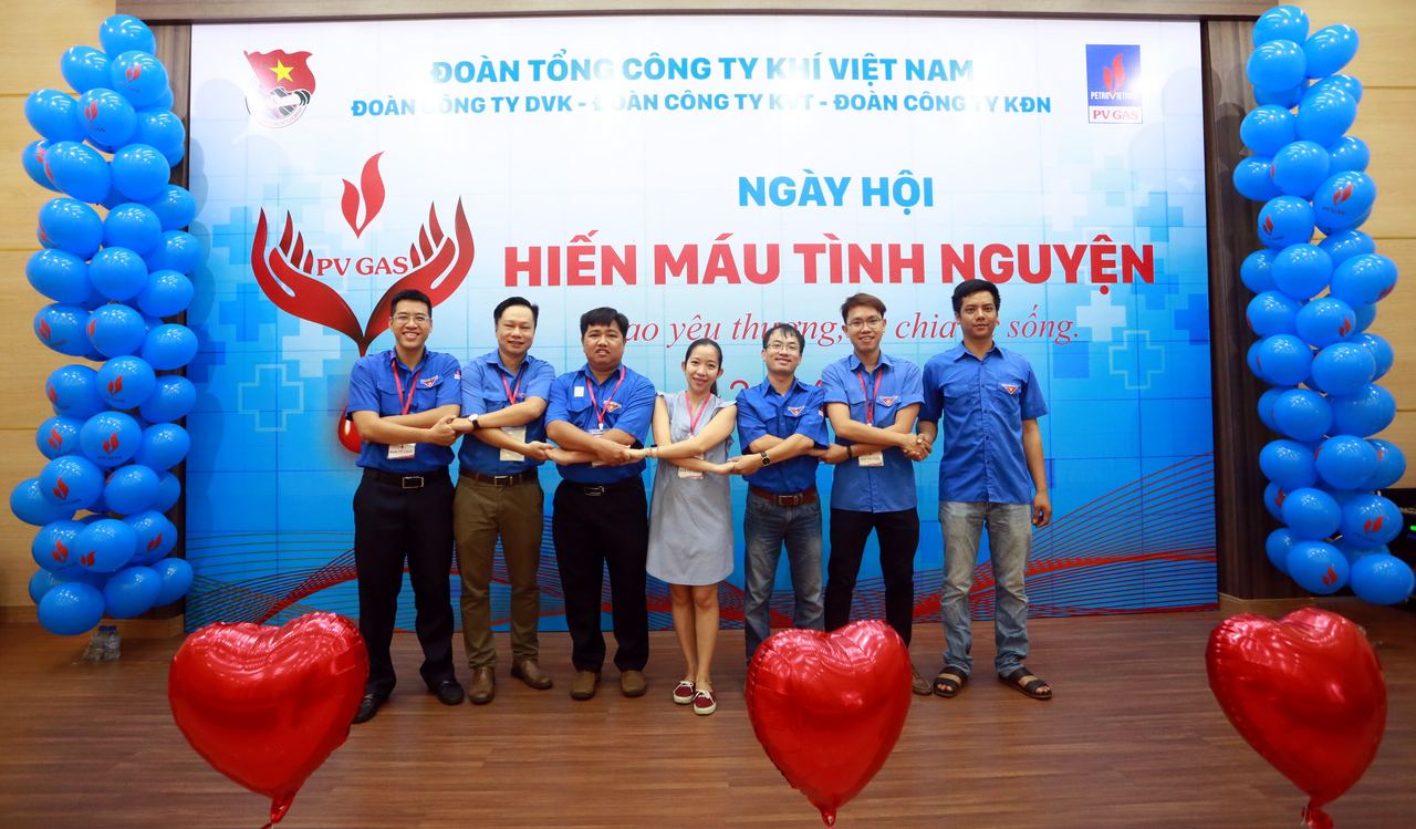 PV GAS cụm BR-VT hưởng ứng phong trào Hiến máu Nhân đạo