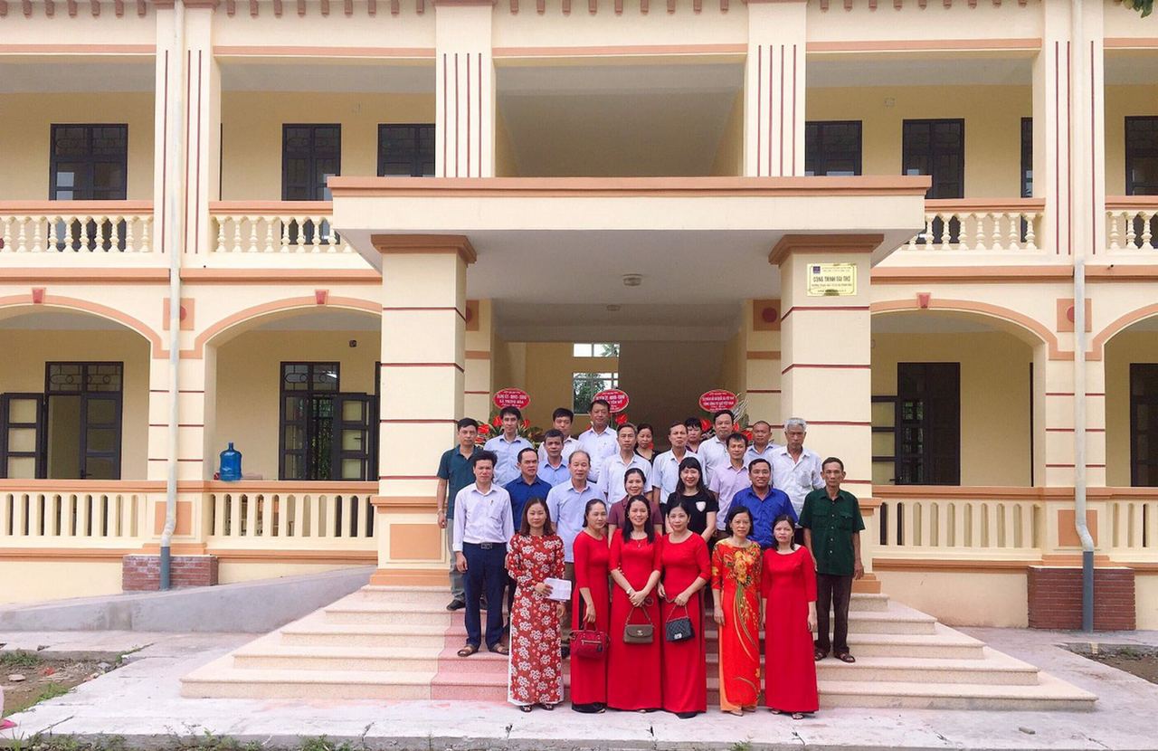 PV GAS tham gia khánh thành công trình trường THCS tại Hưng Yên PV GAS tham gia khánh thành công trình trường THCS tại Hưng Yên