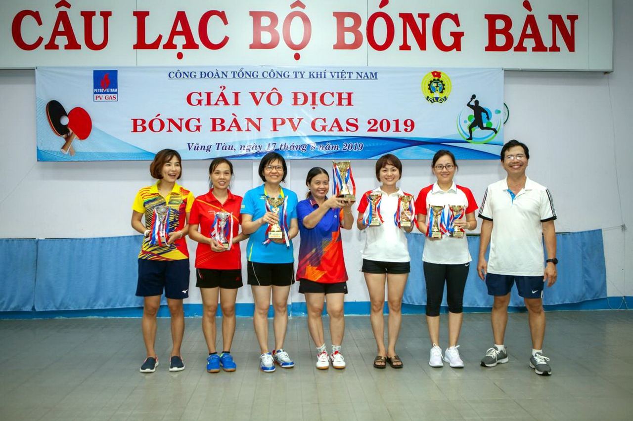 PV GAS tổ chức Giải Bóng bàn 2019