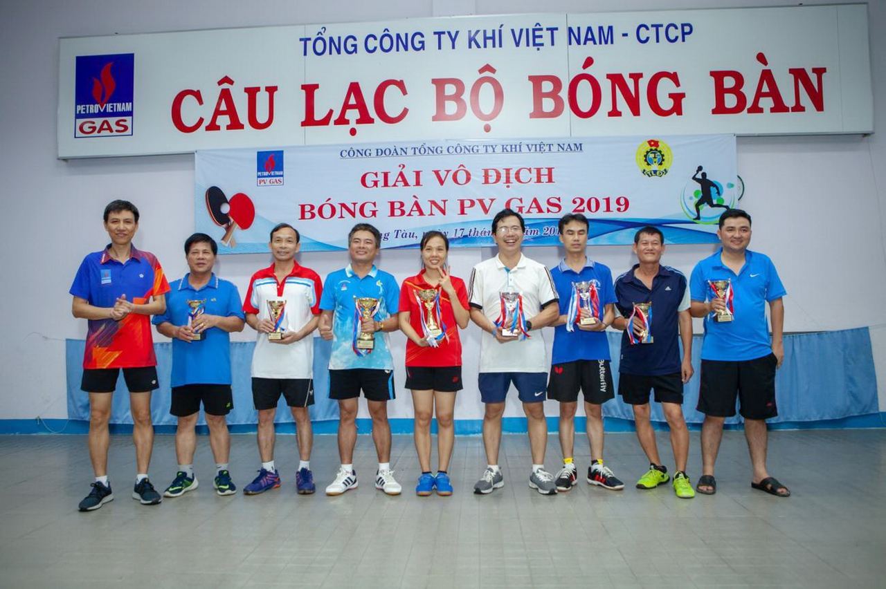 PV GAS tổ chức Giải Bóng bàn 2019