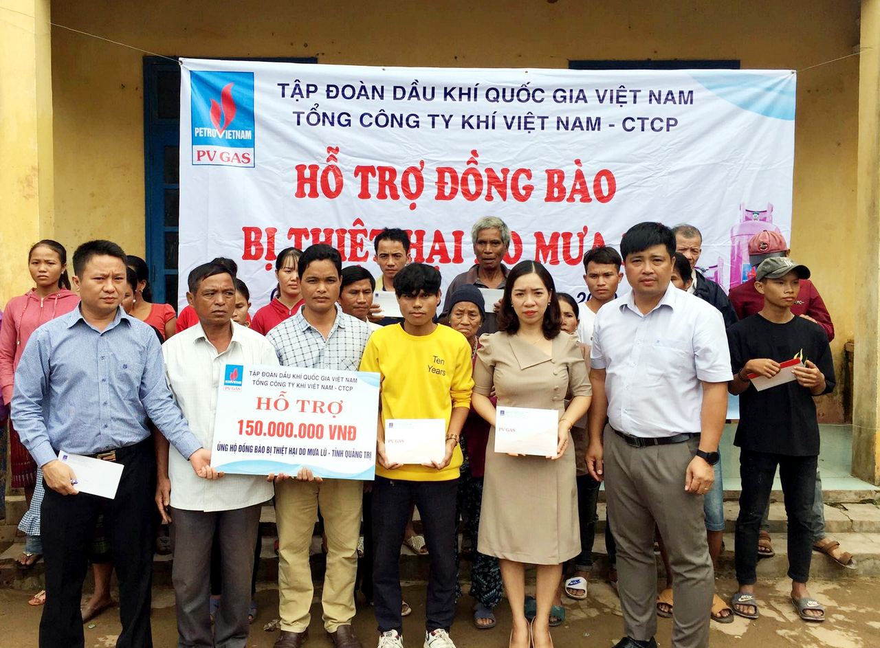 Thực hiện các chương trình ASXH nhân kỷ niệm 29 năm thành lập PV GAS