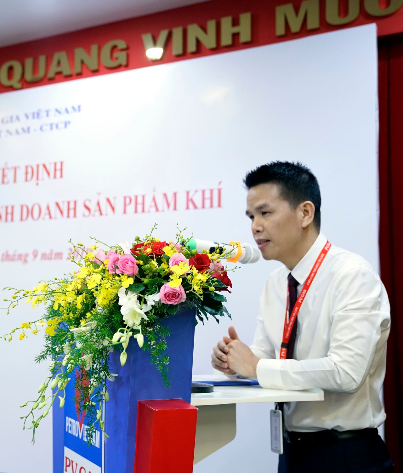 Lễ trao quyết định bổ nhiệm Giám đốc Công ty Kinh doanh sản phẩm Khí Lễ trao quyết định bổ nhiệm Giám đốc Công ty Kinh doanh sản phẩm Khí