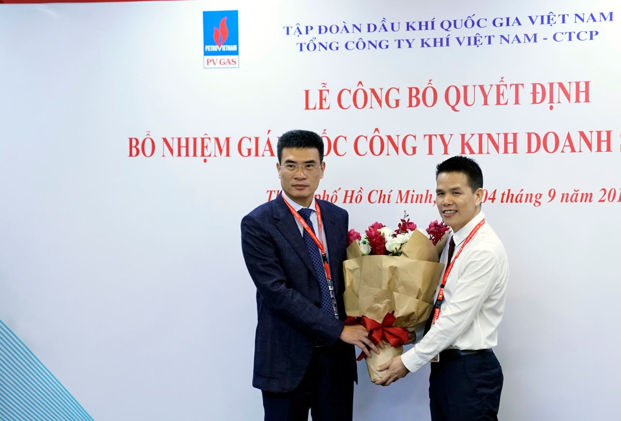 Lễ trao quyết định bổ nhiệm Giám đốc Công ty Kinh doanh sản phẩm Khí