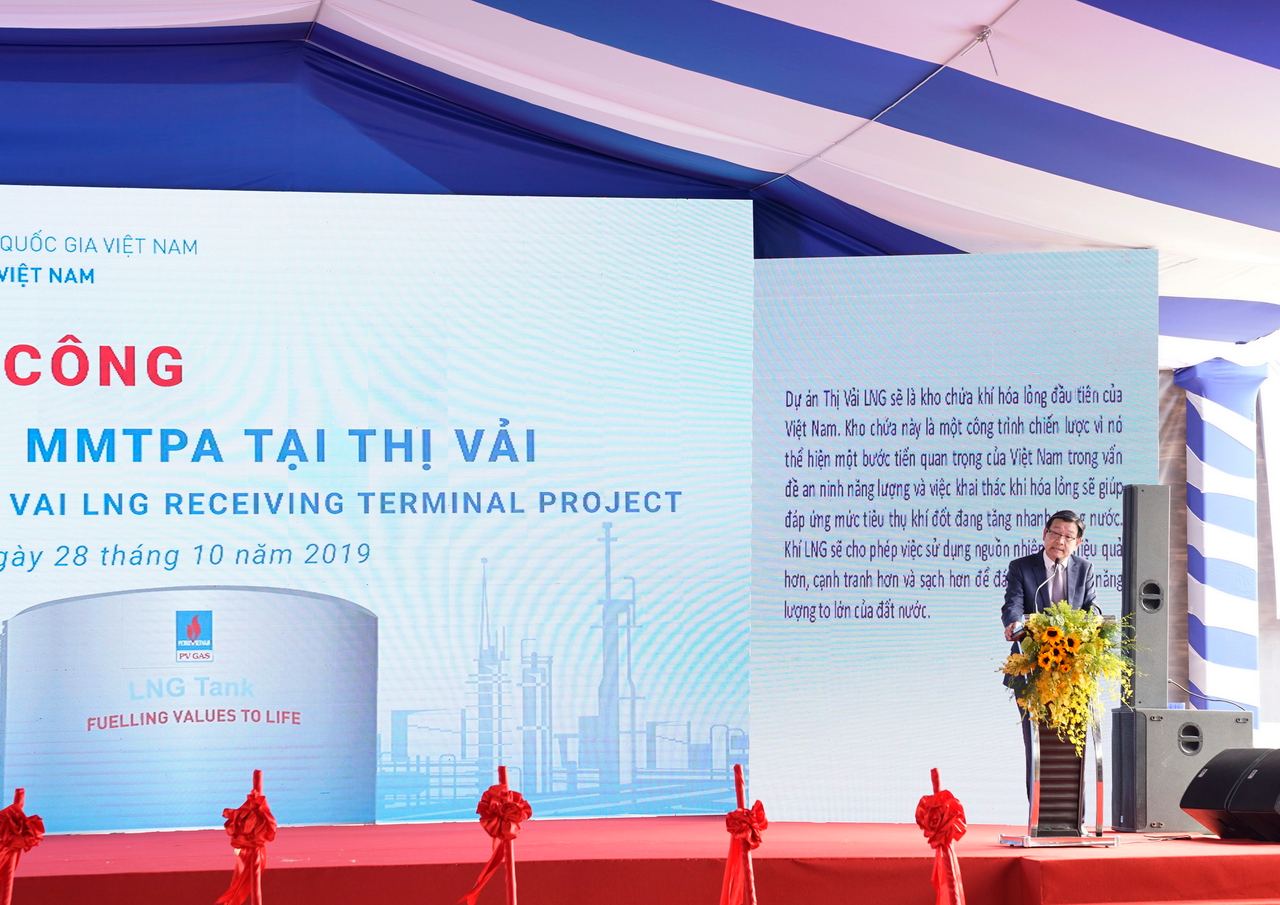 Khởi công xây dựng Công trình Kho chứa LNG Thị Vải