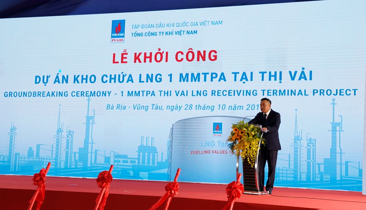 Khởi công xây dựng Công trình Kho chứa LNG Thị Vải