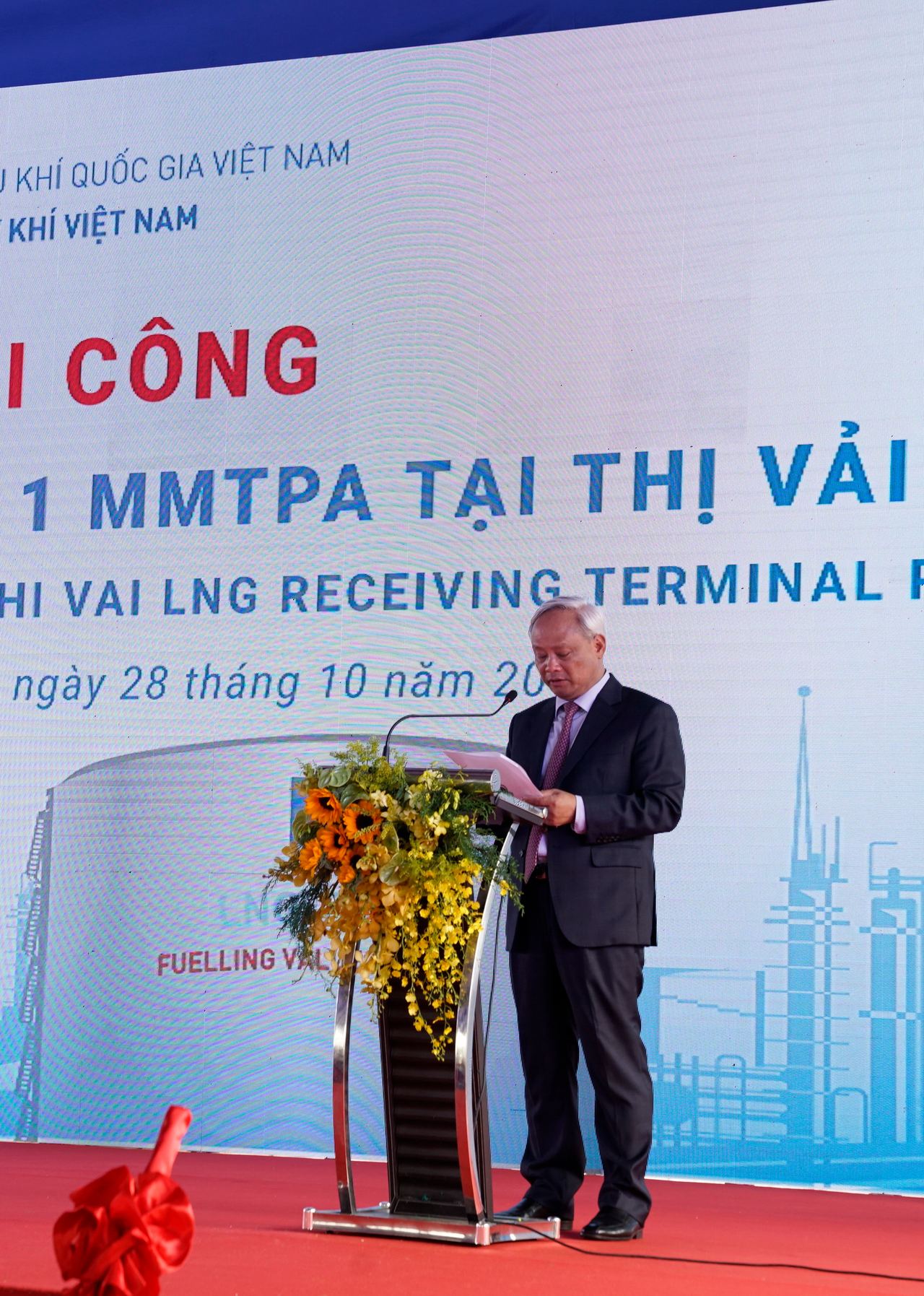 Khởi công xây dựng Công trình Kho chứa LNG Thị Vải